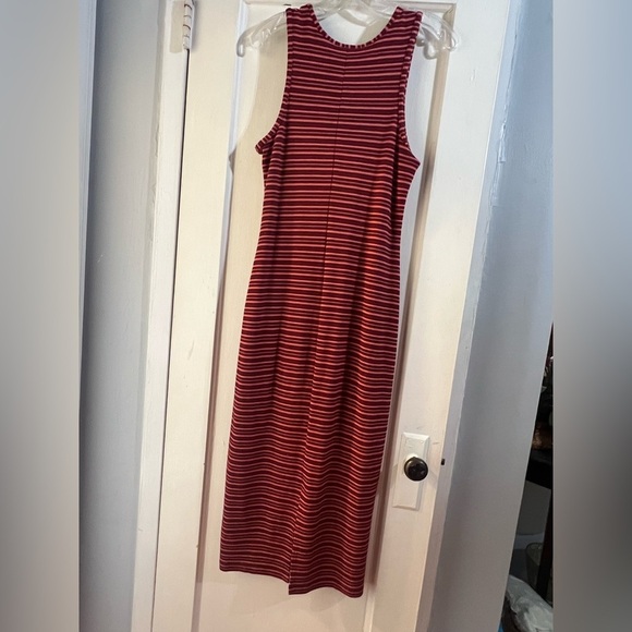 Marine Layer Lexi Striped Midi Dress M - Picture 4 of 12